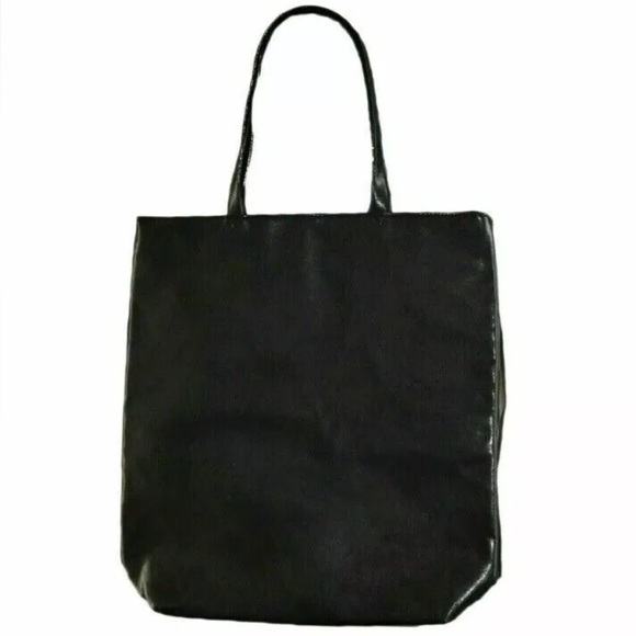 NWT Limited Edition Victoria's Secret Large Fringe Faux Leather Tote - Picture 3 of 11